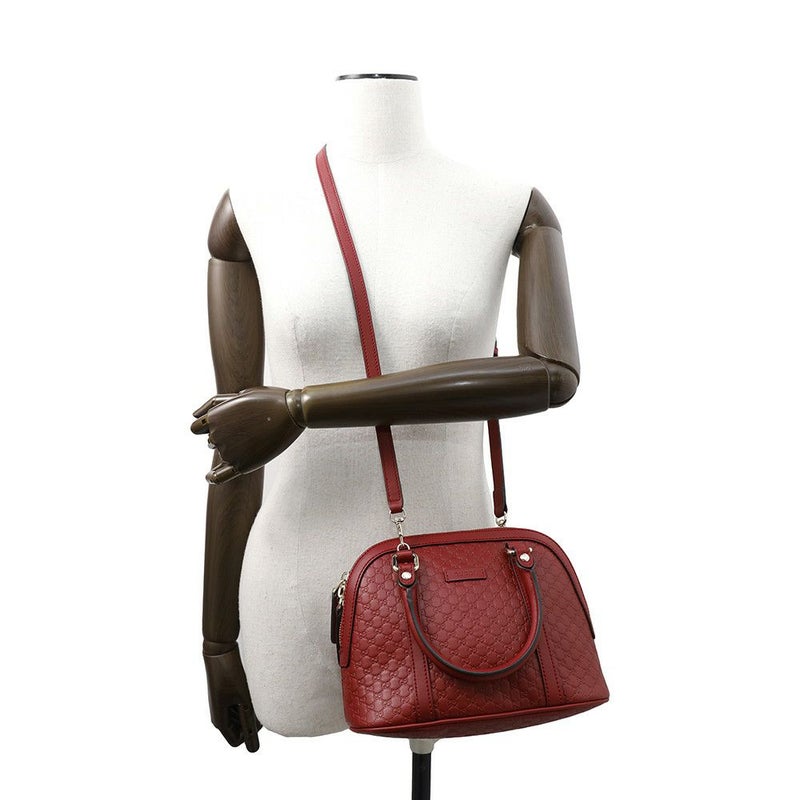 グッチ ハンドバッグ マイクログッチシマ 449654 GUCCI 2WAYショルダーバッグ GG柄 ピンク アウトレット品