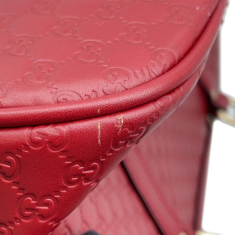 グッチ ハンドバッグ マイクログッチシマ 449654 GUCCI 2WAYショルダーバッグ GG柄 ピンク アウトレット品