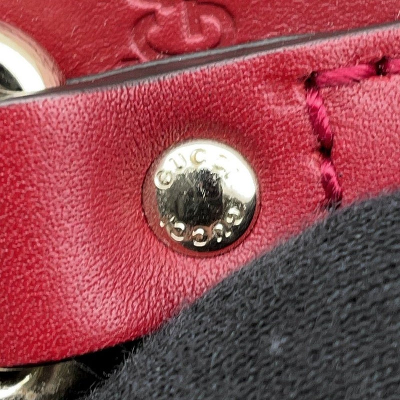 グッチ ハンドバッグ マイクログッチシマ 449654 GUCCI 2WAYショルダーバッグ GG柄 ピンク アウトレット品