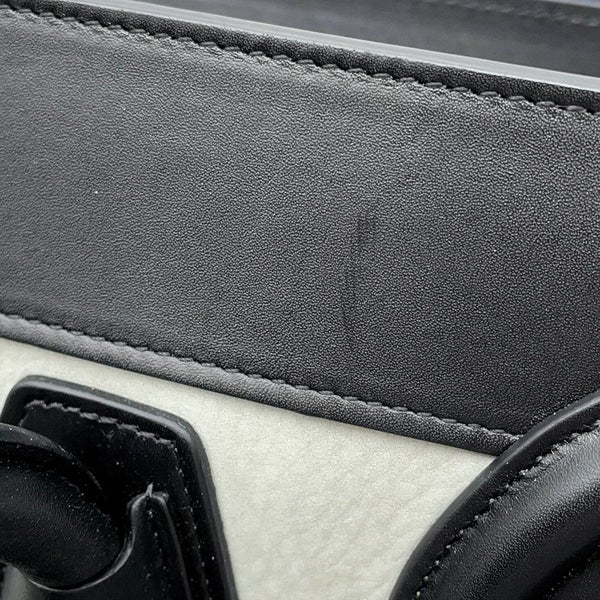 セリーヌ ハンドバッグ ラゲージ マイクロショッパー レザー CELINE バッグ 黒