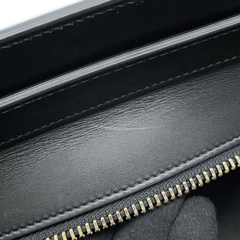 セリーヌ ハンドバッグ ラゲージ マイクロショッパー レザー CELINE バッグ 黒