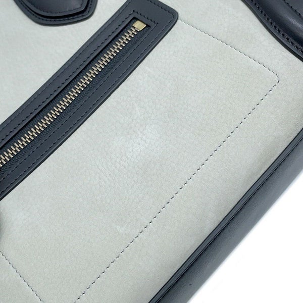 セリーヌ ハンドバッグ ラゲージ マイクロショッパー レザー CELINE バッグ 黒