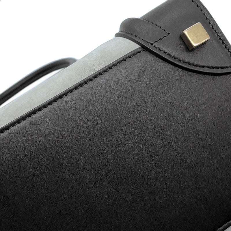 セリーヌ ハンドバッグ ラゲージ マイクロショッパー レザー CELINE バッグ 黒