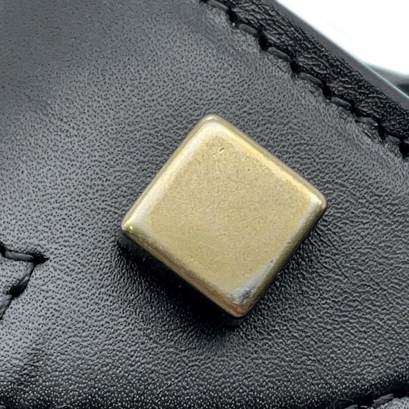 セリーヌ ハンドバッグ ラゲージ マイクロショッパー レザー CELINE バッグ 黒