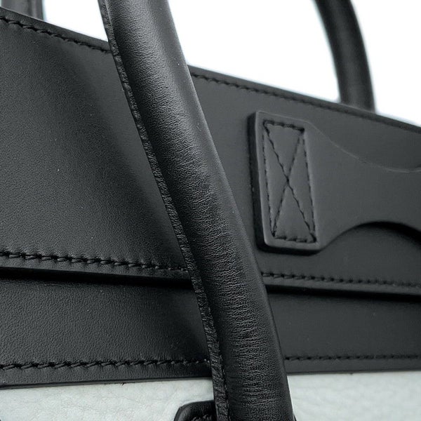 セリーヌ ハンドバッグ ラゲージ マイクロショッパー レザー CELINE バッグ 黒