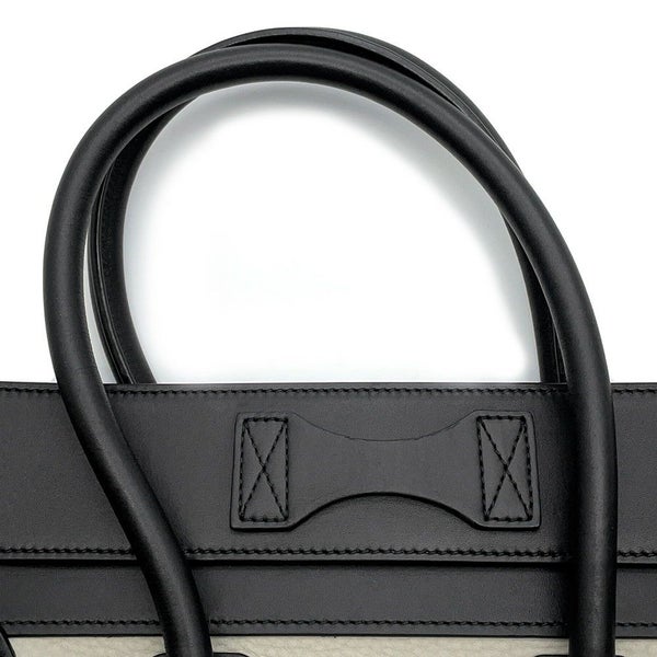 セリーヌ ハンドバッグ ラゲージ マイクロショッパー レザー CELINE バッグ 黒