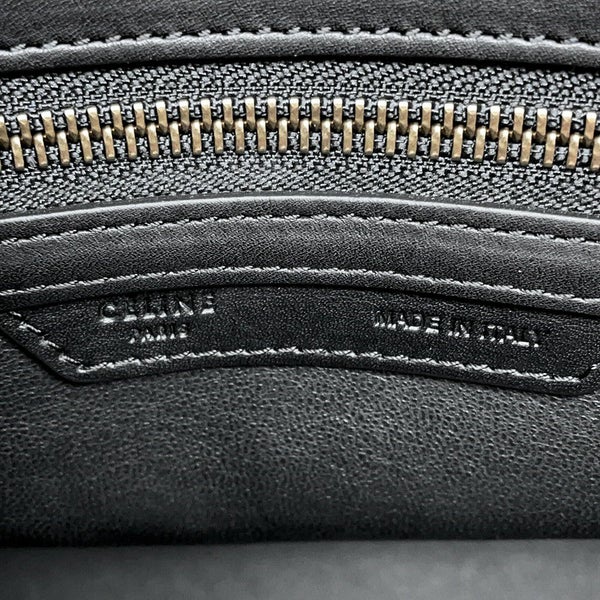 セリーヌ ハンドバッグ ラゲージ マイクロショッパー レザー CELINE バッグ 黒