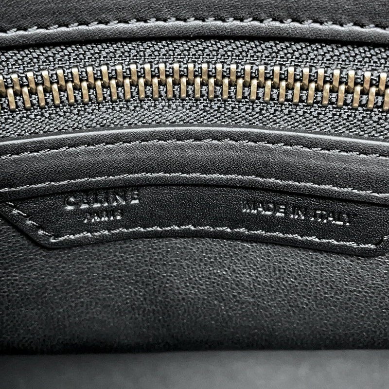 セリーヌ ハンドバッグ ラゲージ マイクロショッパー レザー CELINE バッグ 黒