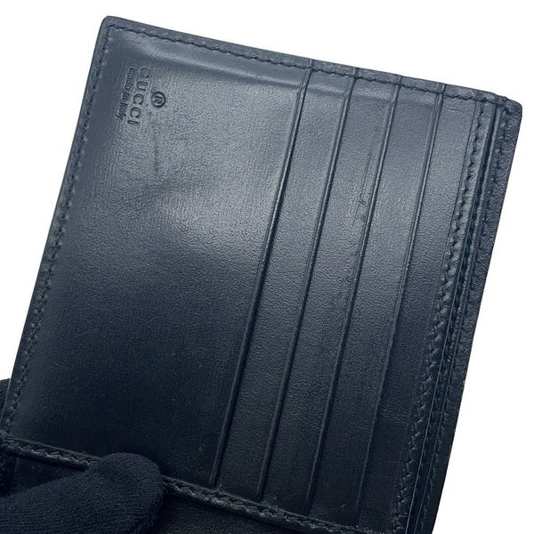 グッチ 二つ折り財布 GGマーモント レザー 428725 GUCCI 財布 黒