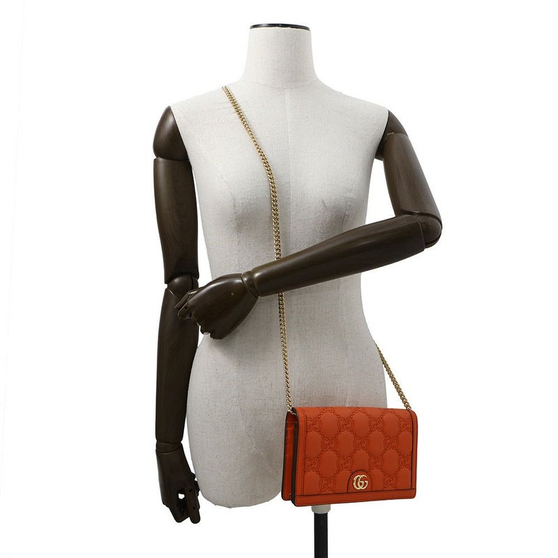 グッチ チェーンウォレット GGマトラッセ レザー 723787 GUCCI