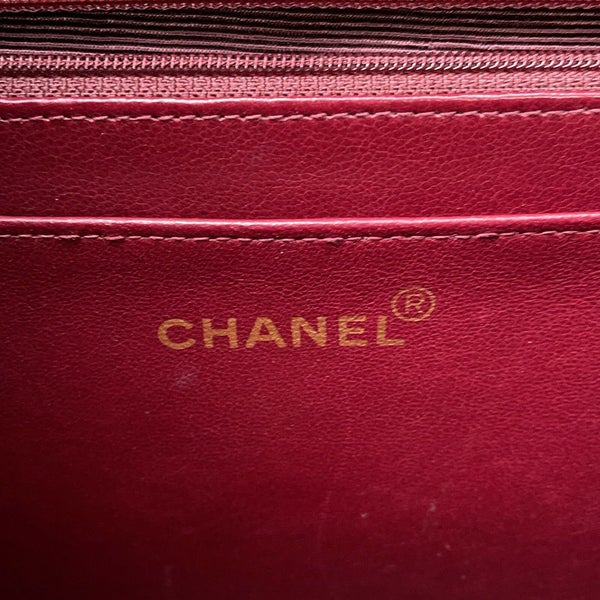 シャネル チェーンショルダーバッグ デカマトラッセ34 ココマーク ラムスキン A01094 CHANEL 黒