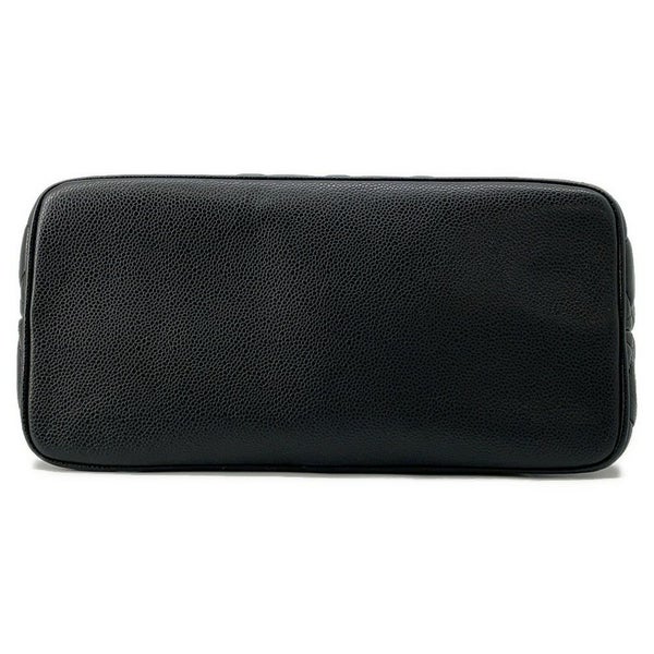 シャネル トートバッグ 復刻トート マトラッセ ココマーク キャビアスキン A01804 CHANEL 黒