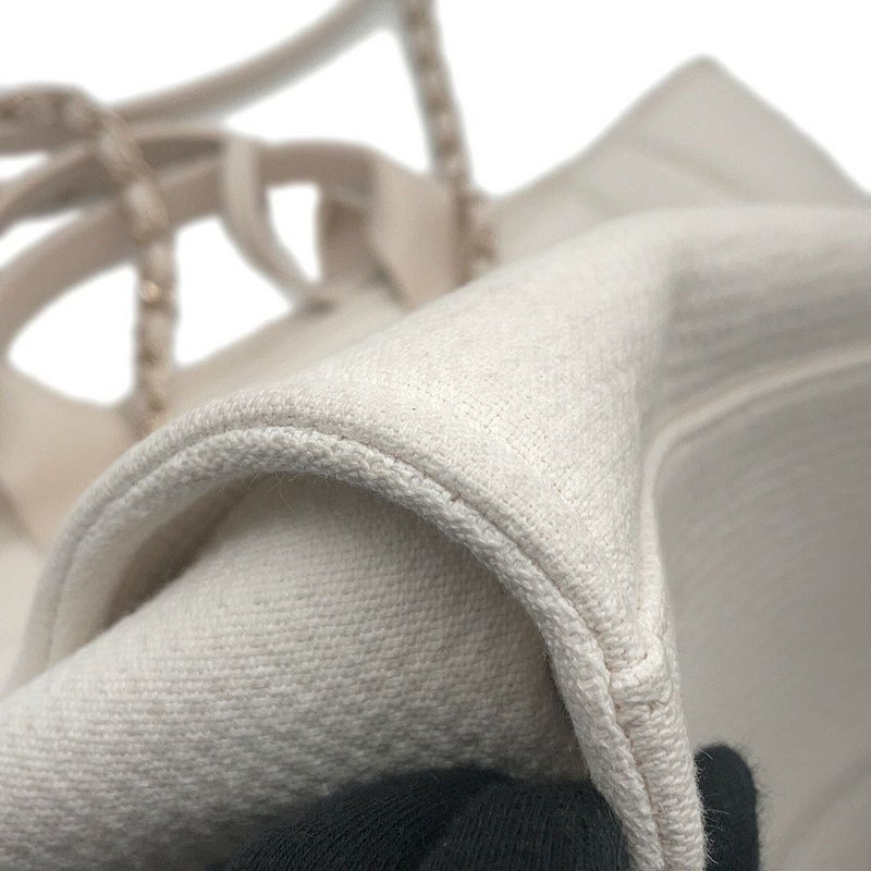 シャネル トートバッグ ドーヴィルライン ココマーク キャンバス GM A66941 2wayショルダーバッグ