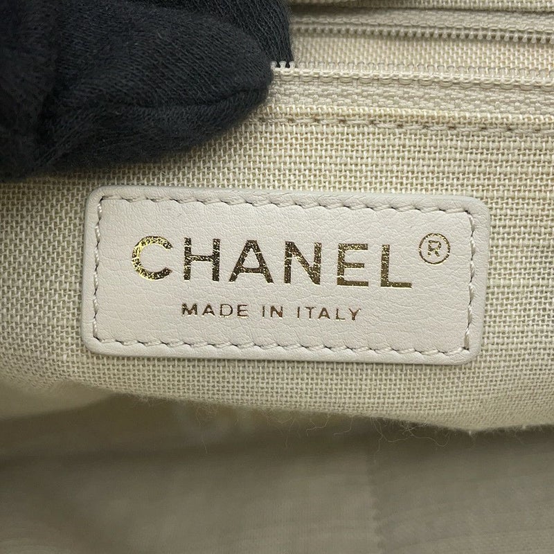 シャネル トートバッグ ドーヴィルライン ココマーク キャンバス GM A66941 2wayショルダーバッグ
