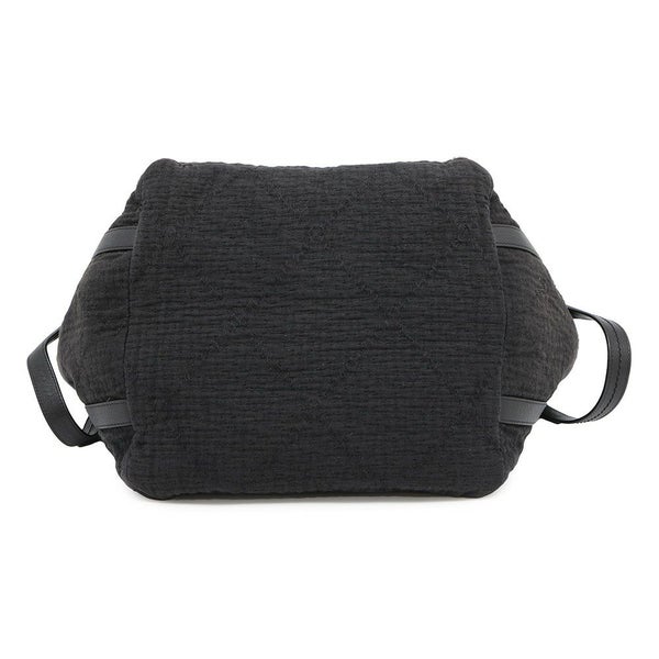 シャネル チェーントートバッグ ココマーク コットン A57168 CHANEL 2way 黒