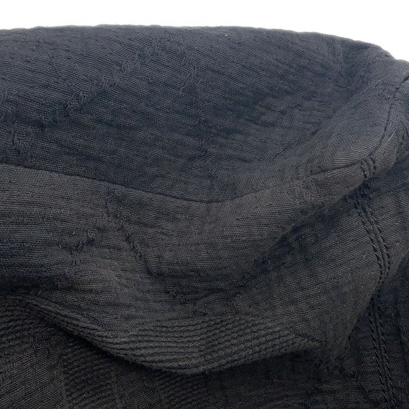 シャネル チェーントートバッグ ココマーク コットン A57168 CHANEL 2way 黒