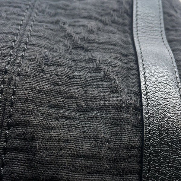 シャネル チェーントートバッグ ココマーク コットン A57168 CHANEL 2way 黒