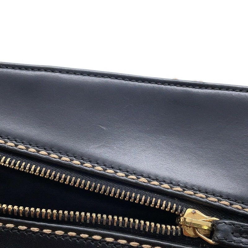 シャネル ハンドバッグ ワイルドステッチ ラムスキン A20665 CHANEL バッグ 黒