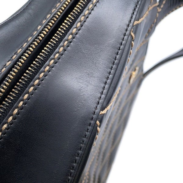 シャネル ハンドバッグ ワイルドステッチ ラムスキン A20665 CHANEL バッグ 黒