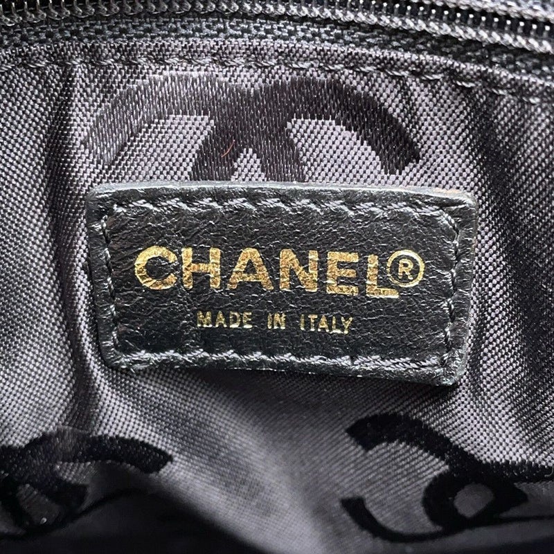 シャネル ハンドバッグ ワイルドステッチ ラムスキン A20665 CHANEL バッグ 黒