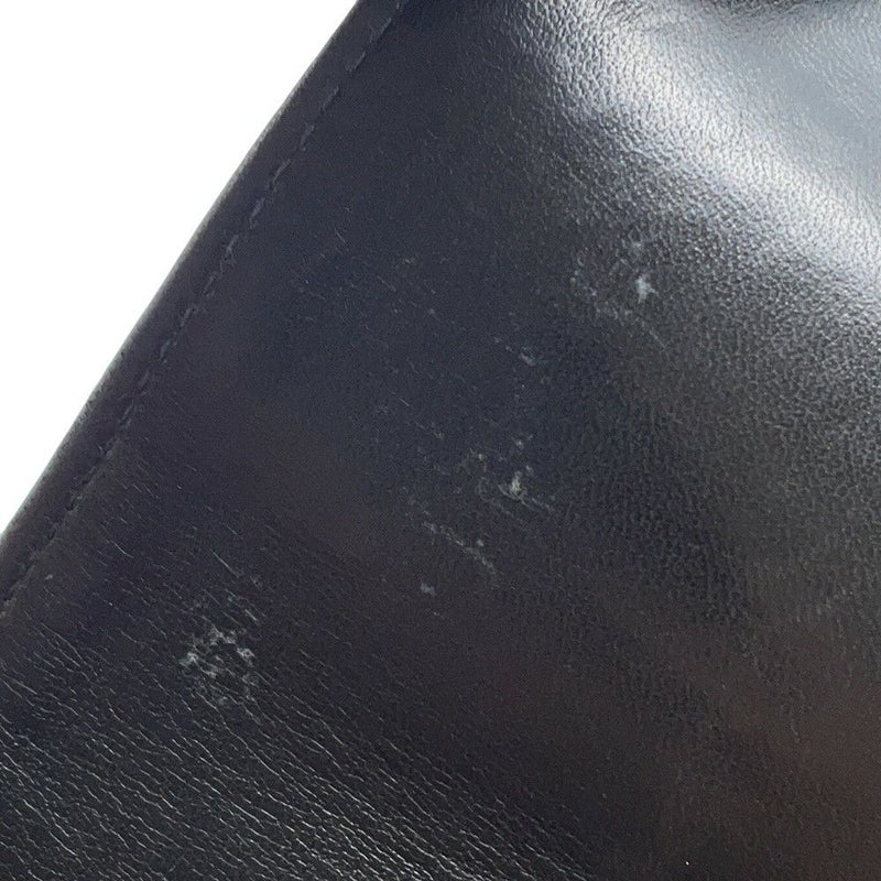 シャネル チェーンショルダーバッグ マトラッセ ココマーク プッシュロック ラムスキン CHANEL 黒