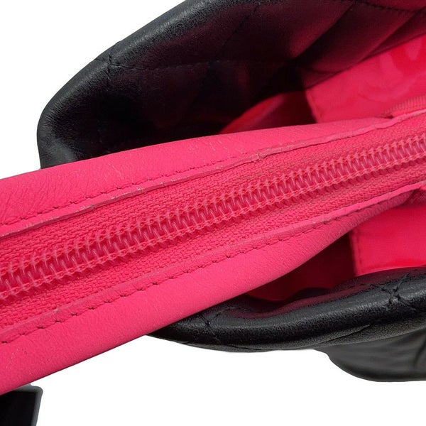 シャネル トートバッグ カンボンライン ラージ ココマーク レザー A25169 CHANEL 黒