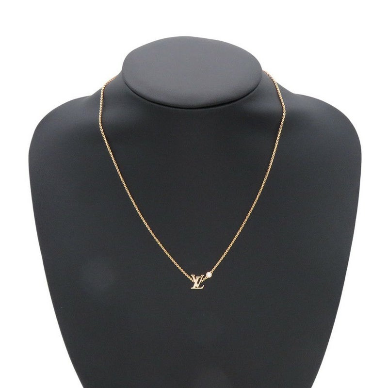 ルイヴィトン ネックレス パンダンティフ イディール ブロッサム ダイヤモンド 1P 約0.03ct K18PG Q93655 LOUIS VUITTON ジュエリー