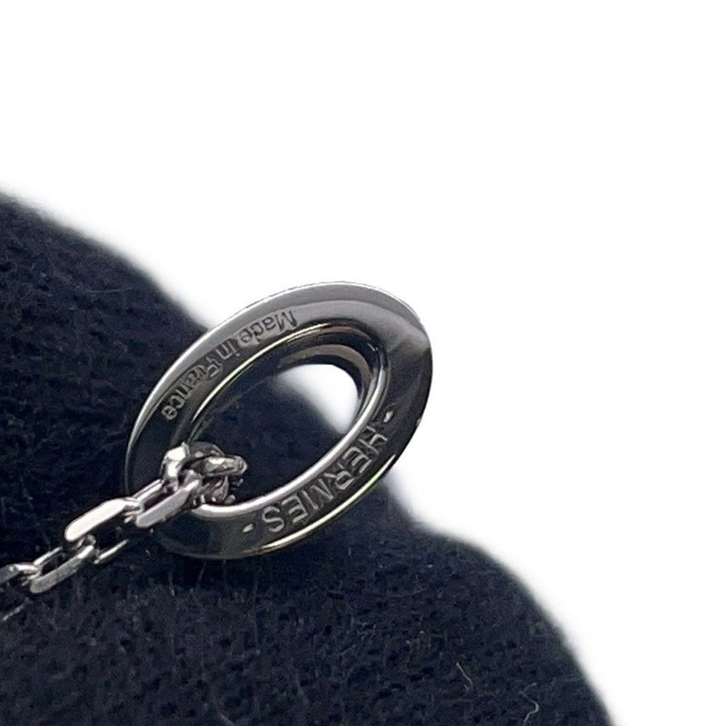 エルメス ネックレス ミニ・ポップアッシュ マロングラッセ/シルバー金具 アクセサリー ポップH
