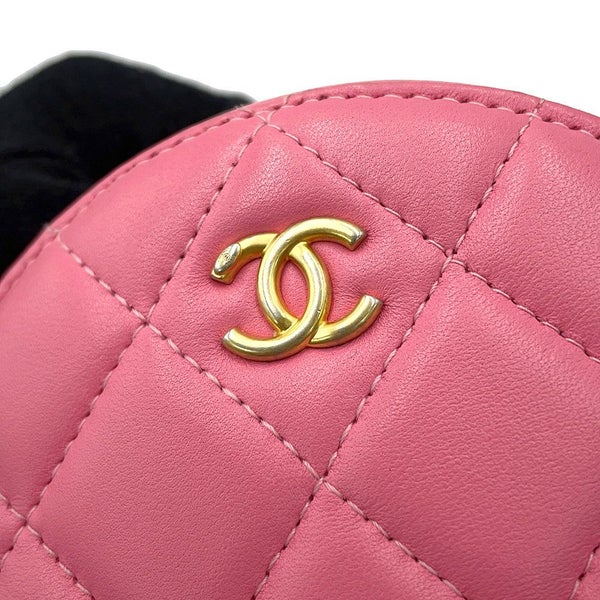 シャネル チェーンショルダーバッグ ココマーク マトラッセ ココボール ラウンド AP1447 CHANEL