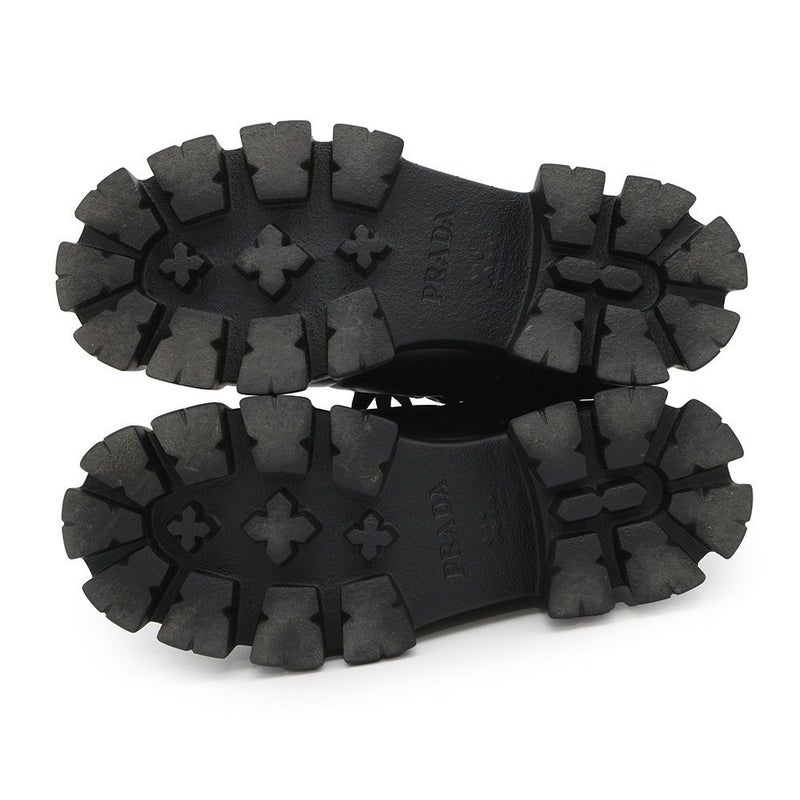 プラダ スニーカー モノリス 厚底 レディースサイズ38 1/2 1E119N PRADA 靴 黒