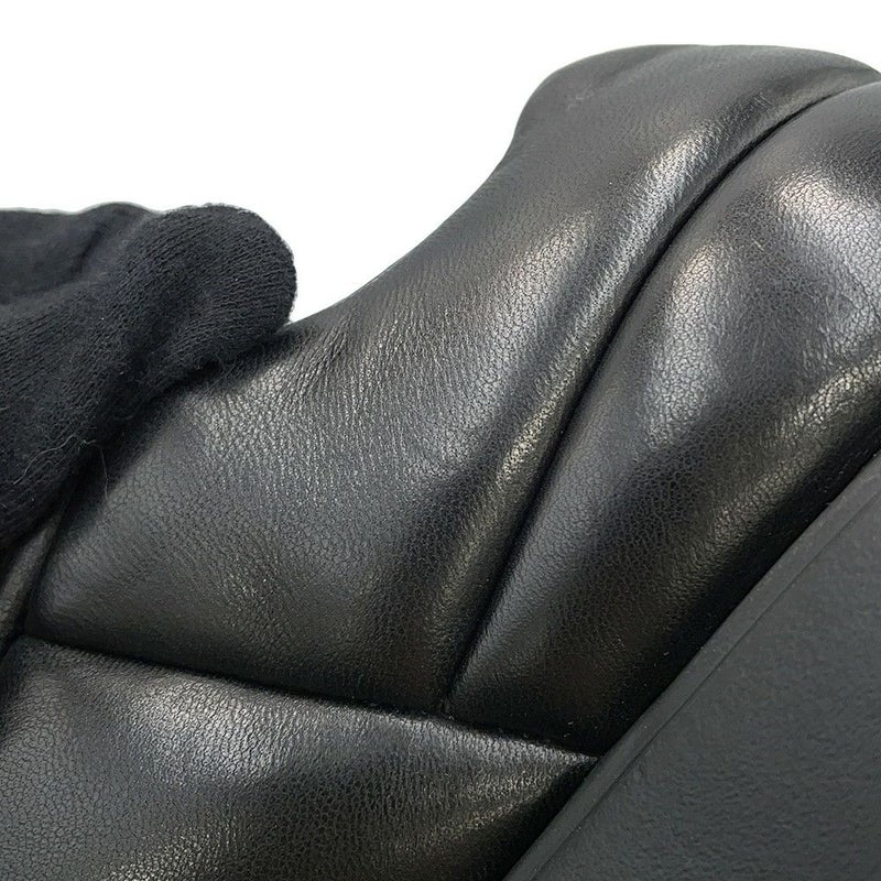 プラダ スニーカー モノリス 厚底 レディースサイズ38 1/2 1E119N PRADA 靴 黒