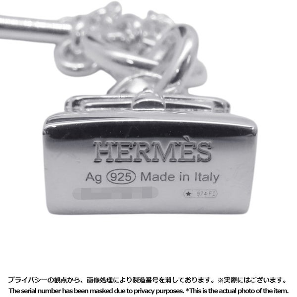 エルメス ネックレス アミュレット ケリー SV925シルバー HERMES ジュエリー ペンダント