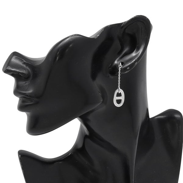 エルメス ピアス シェーヌダンクル ファランドール Earrings SV925シルバー HERMES ジュエリー イヤリング