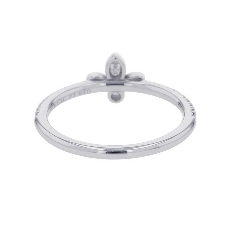 ティファニー リング フルール ド リス ダイヤモンド Pt950プラチナ リングサイズ約13号 Tiffany&Co. 指輪 ユリ 花