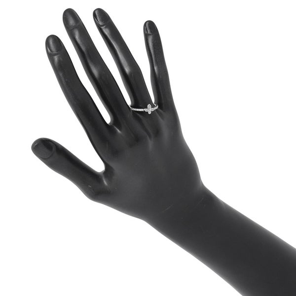 ティファニー リング フルール ド リス ダイヤモンド Pt950プラチナ リングサイズ約13号 Tiffany&Co. 指輪 ユリ 花