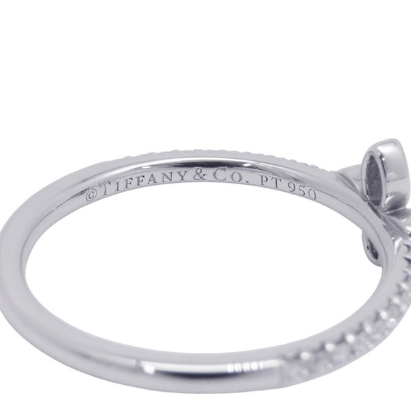 ティファニー リング フルール ド リス ダイヤモンド Pt950プラチナ リングサイズ約13号 Tiffany&Co. 指輪 ユリ 花