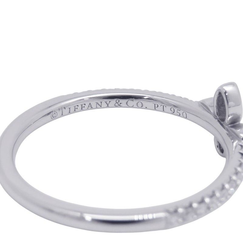 ティファニー リング フルール ド リス ダイヤモンド Pt950プラチナ リングサイズ約13号 Tiffany&Co. 指輪 ユリ 花