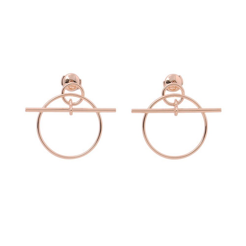エルメス ピアス ループ ピアス エシャペ PM K18PGピンクゴールド HERMES ジュエリー