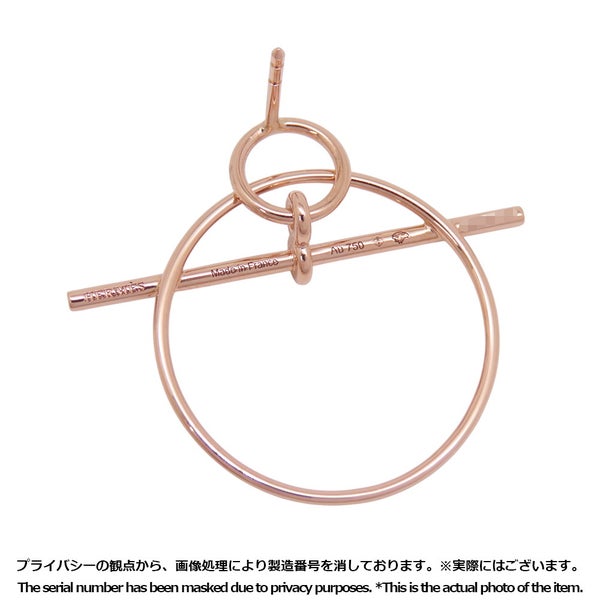 エルメス ピアス ループ ピアス エシャペ PM K18PGピンクゴールド HERMES ジュエリー