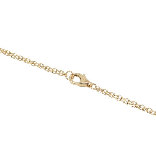 カルティエ ネックレス LOVE サークル ダイヤモンド 2P 計0.03ct K18YGイエローゴールド B7219500 Cartier ラブ ペンダント