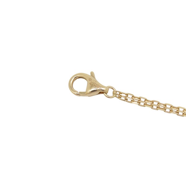 カルティエ ネックレス LOVE サークル ダイヤモンド 2P 計0.03ct K18YGイエローゴールド B7219500 Cartier ラブ ペンダント