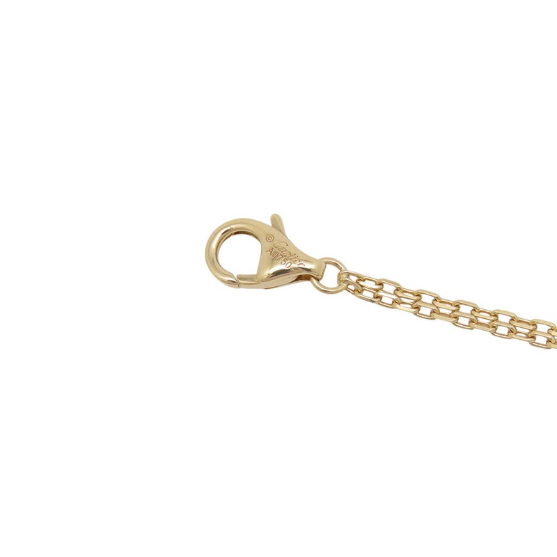 カルティエ ネックレス LOVE サークル ダイヤモンド 2P 計0.03ct K18YGイエローゴールド B7219500 Cartier ラブ ペンダント