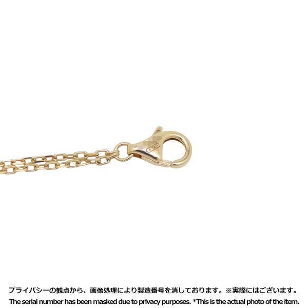 カルティエ ネックレス LOVE サークル ダイヤモンド 2P 計0.03ct K18YGイエローゴールド B7219500 Cartier ラブ ペンダント