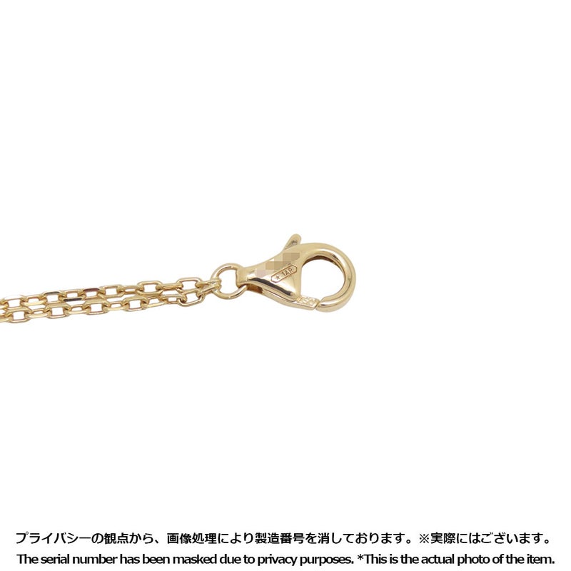 カルティエ ネックレス LOVE サークル ダイヤモンド 2P 計0.03ct K18YGイエローゴールド B7219500 Cartier ラブ ペンダント