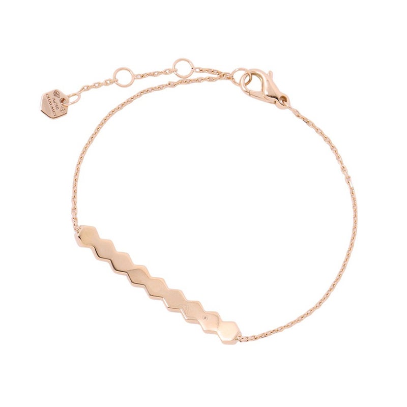 ショーメ ブレスレット ビー ドゥ ショーメ ダイヤモンド 5P 計0.19ct K18PGピンクゴールド 084679 CHAUMET ビー マイ ラブ