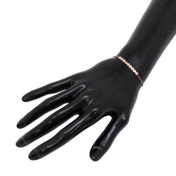 ショーメ ブレスレット ビー ドゥ ショーメ ダイヤモンド 5P 計0.19ct K18PGピンクゴールド 084679 CHAUMET ビー マイ ラブ