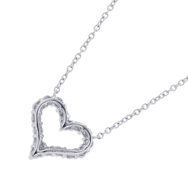 ティファニー ネックレス センチメンタル ハート ペンダント ミニ ダイヤモンド 計0.31ct Pt950プラチナ 60007393 Tiffany&Co.