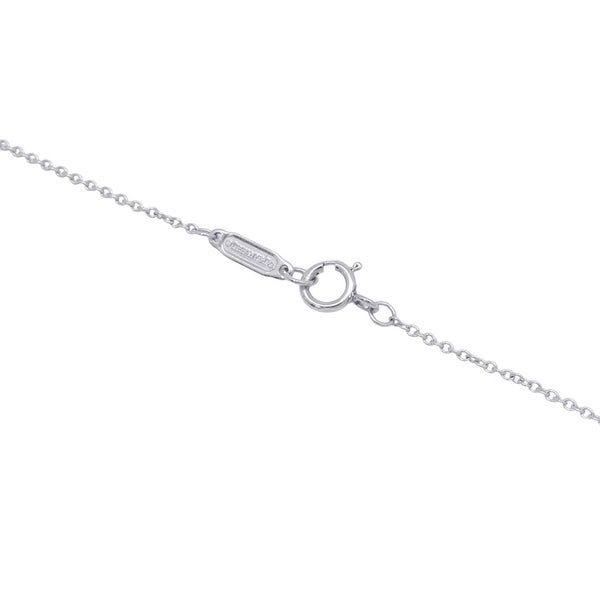 ティファニー ネックレス センチメンタル ハート ペンダント ミニ ダイヤモンド 計0.31ct Pt950プラチナ 60007393 Tiffany&Co.