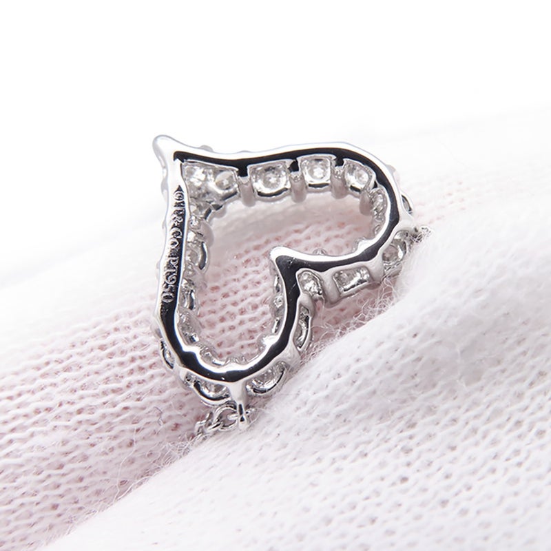 ティファニー ネックレス センチメンタル ハート ペンダント ミニ ダイヤモンド 計0.31ct Pt950プラチナ 60007393 Tiffany&Co.