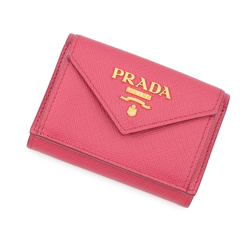 プラダ 三つ折り財布 サフィアーノ 1MH021 PRADA 財布 コンパクト財布
